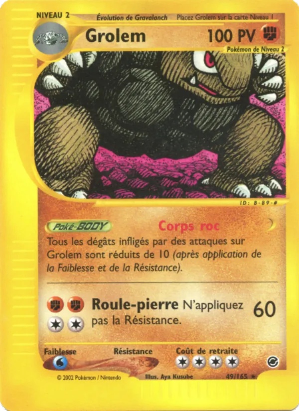 Grolem 49/165 - Expedition - Reverse - Pokémon JCC