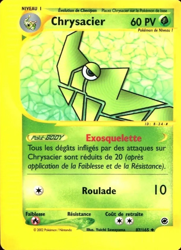 Chrysacier 87/165 - Expedition - Reverse - Pokémon JCC