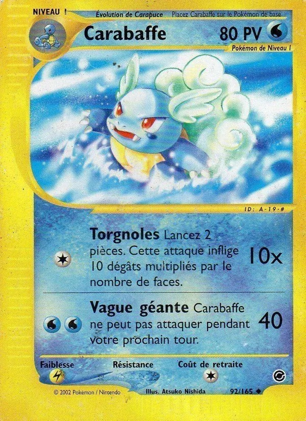 Carabaffe 92/165 - Expedition - Reverse - Pokémon JCC
