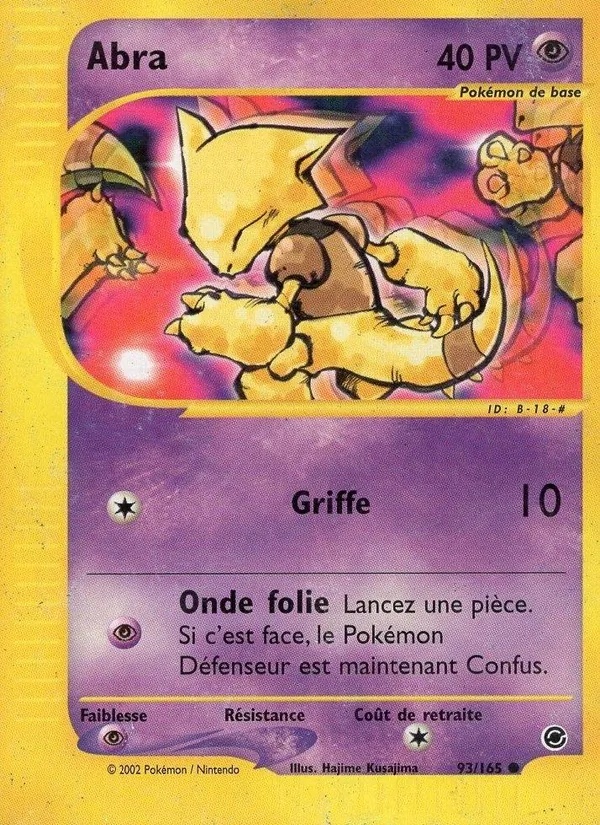 Abra 93/165 - Expedition - Reverse - Pokémon JCC