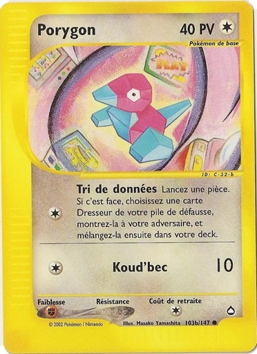 Porygon 103b/147 Reverse