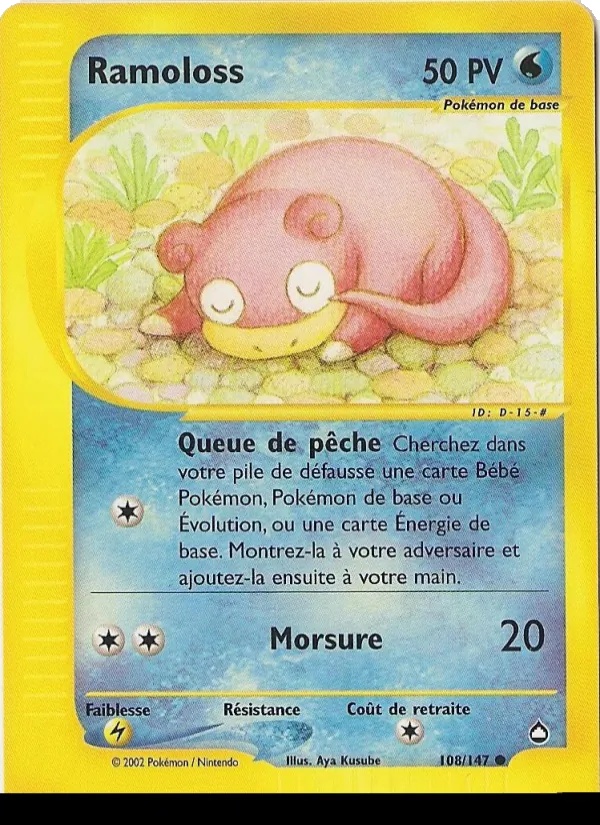 Ramoloss 108/147 - Aquapolis - Reverse - Pokémon JCC