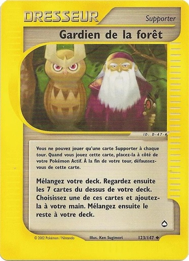 Gardien de la forêt 123/147 Reverse