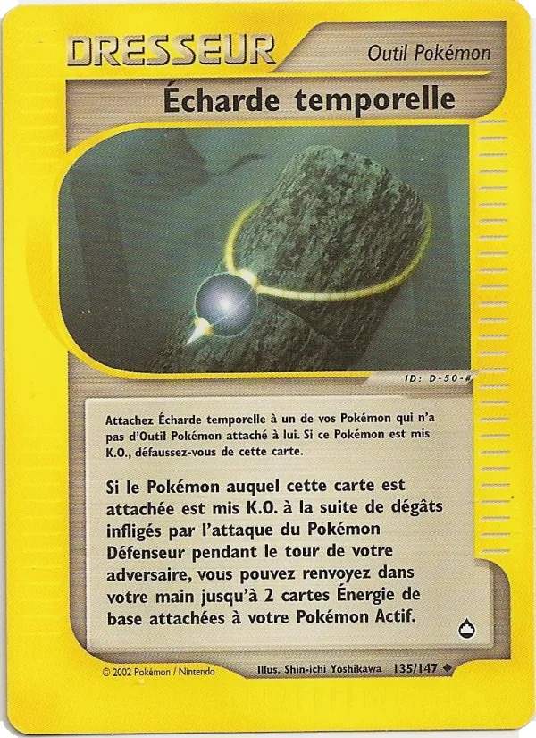 Écharde temporelle 135/147 - Aquapolis - Reverse - Pokémon JCC