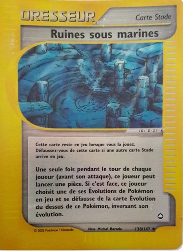 Ruines sous marines 138/147 Reverse