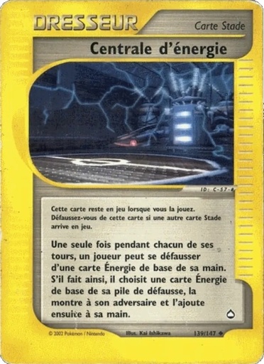 Centrale d'énergie 139/147 Reverse