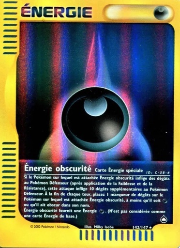 Énergie obscurité 142/147 Reverse