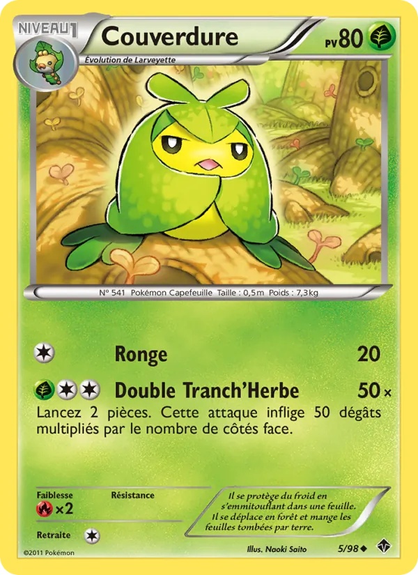 Couverdure 5/98 - Pouvoirs Émergents - Pokémon JCC