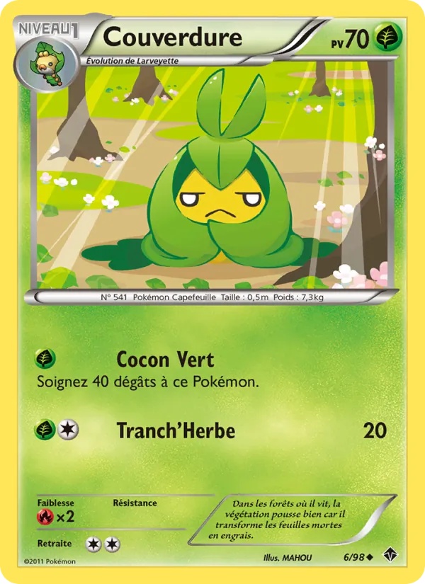 Couverdure 6/98 - Pouvoirs Émergents - Pokémon JCC