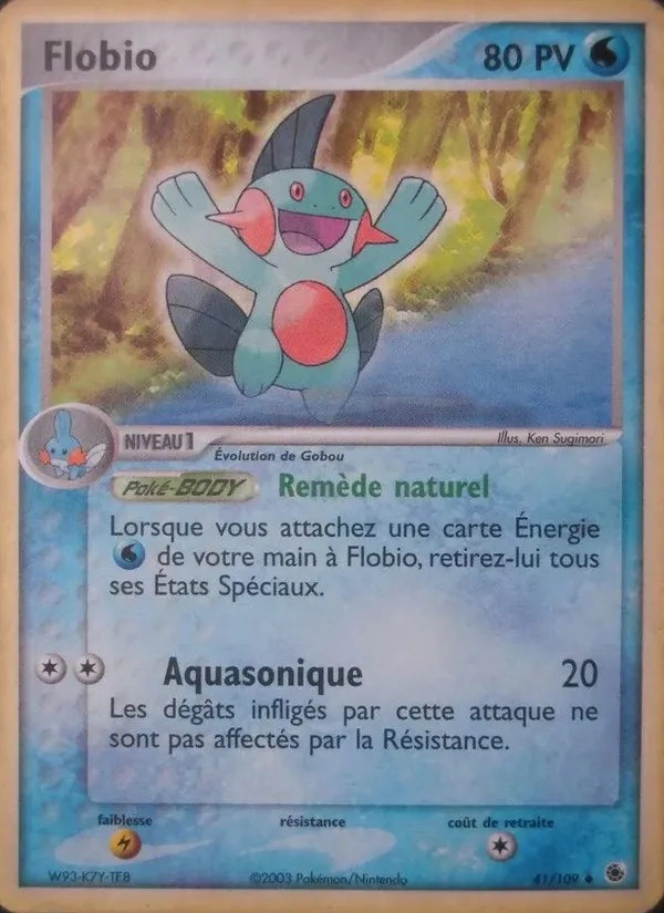 Flobio 41/109 - EX Rubis & Saphir - Reverse - Pokémon JCC