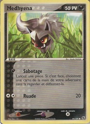 Medhyena 64/109 - EX Rubis & Saphir - Reverse - Pokémon JCC