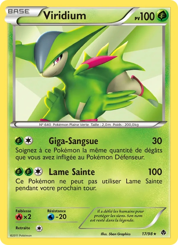 Viridium 17/98 - Pouvoirs Émergents - Pokémon JCC
