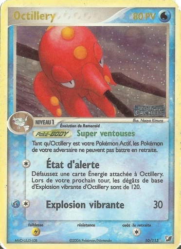 Octillery 10/115 Holo Logo de la série