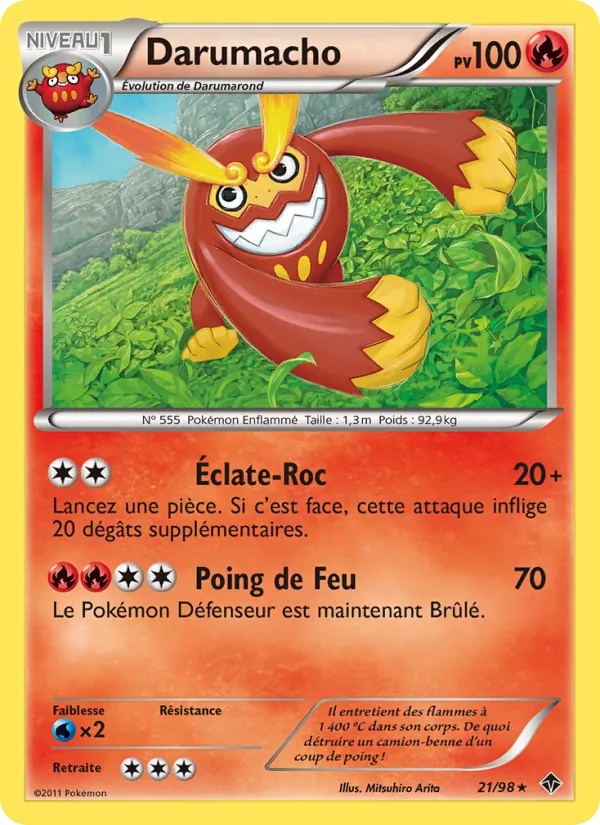Darumacho 21/98 - Pouvoirs Émergents - Pokémon JCC