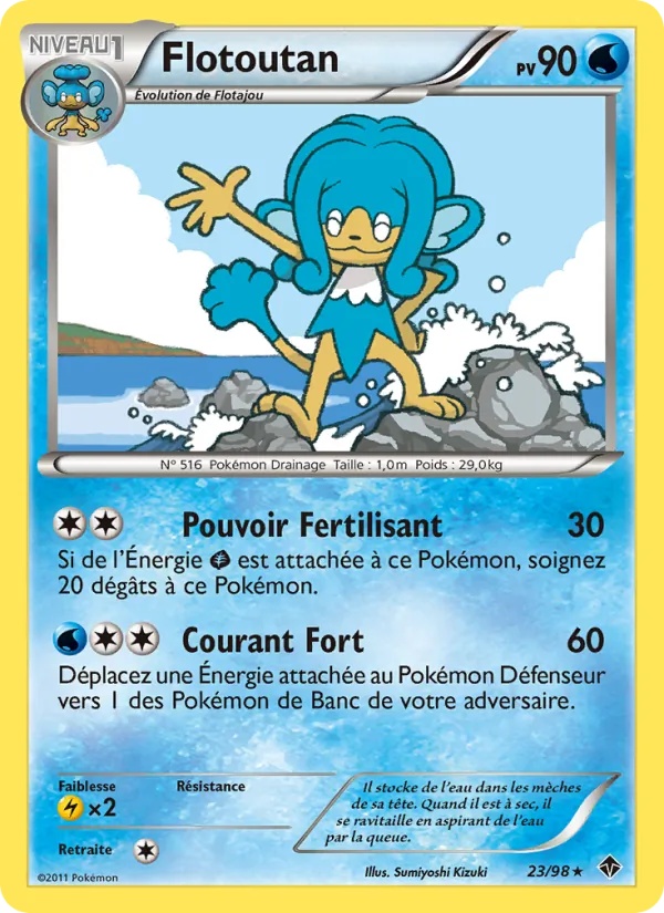 Flotoutan 23/98 - Pouvoirs Émergents - Pokémon JCC
