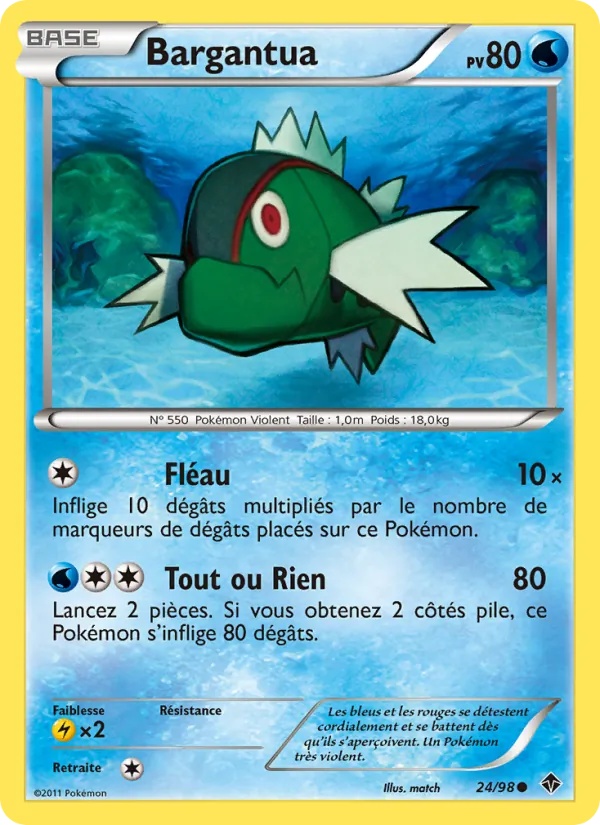 Bargantua 24/98 - Pouvoirs Émergents - Pokémon JCC