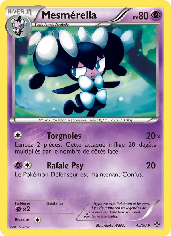 Mesmérella 45/98 - Pouvoirs Émergents - Pokémon JCC
