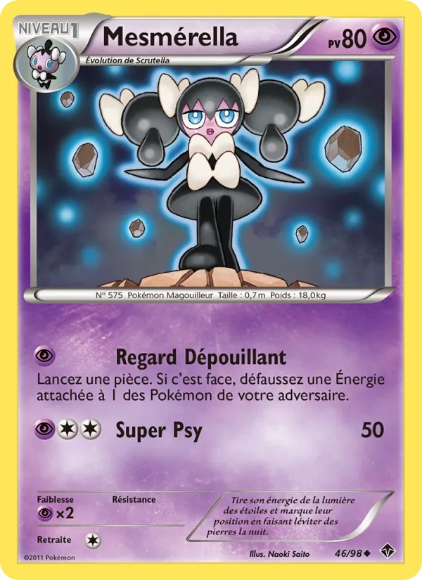 Mesmérella 46/98 - Pouvoirs Émergents - Pokémon JCC
