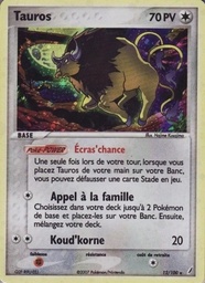 Tauros 12/100 - EX Gardiens de Cristal - Holo dylan-lefavour - Pokémon JCC