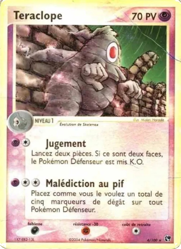 Téraclope 4/100 - EX Tempête de sable - Reverse - Pokémon JCC