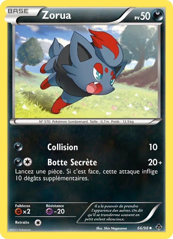 Zorua 66/98 - Pouvoirs Émergents - Pokémon JCC
