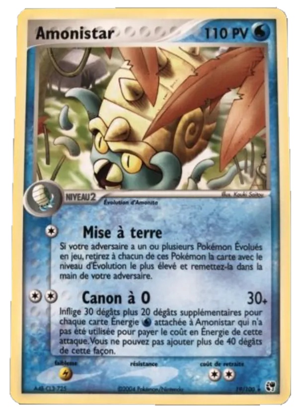 Amonistar 19/100 - EX Tempête de sable - Reverse - Pokémon JCC