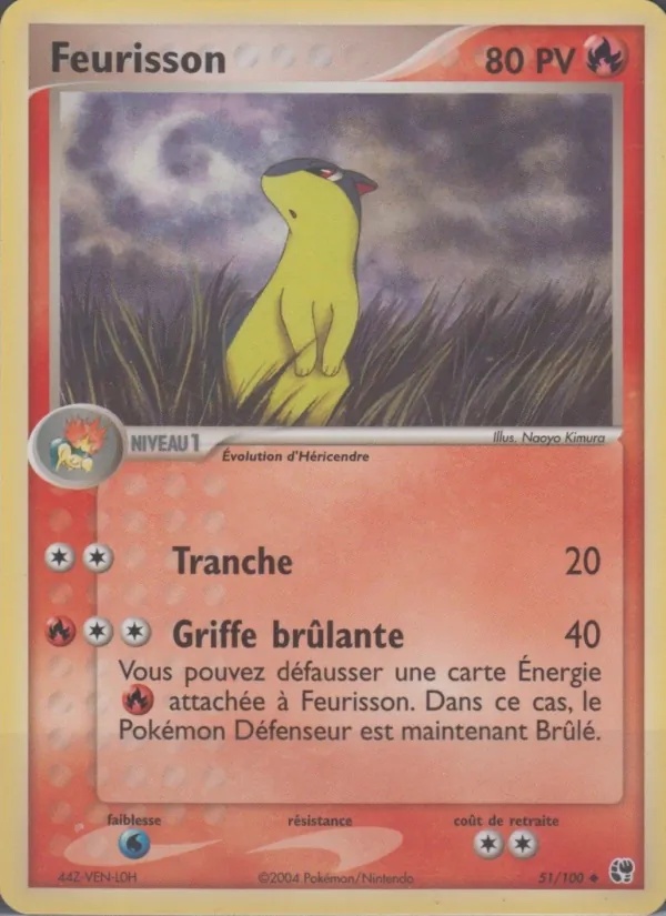 Feurisson 51/100 - EX Tempête de sable - Reverse - Pokémon JCC