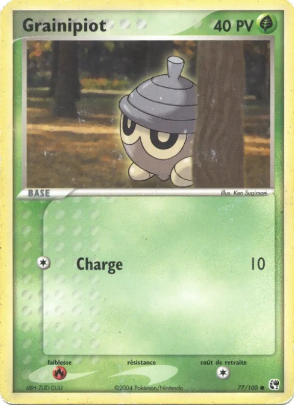 Grainipiot 77/100 - EX Tempête de sable - Reverse - Pokémon JCC