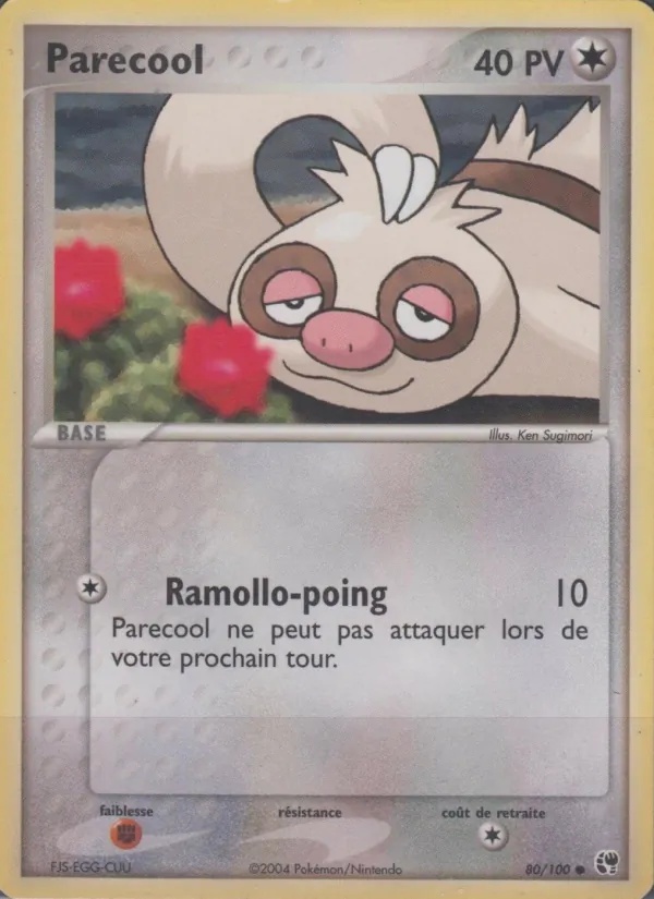 Parecool 80/100 - EX Tempête de sable - Reverse - Pokémon JCC