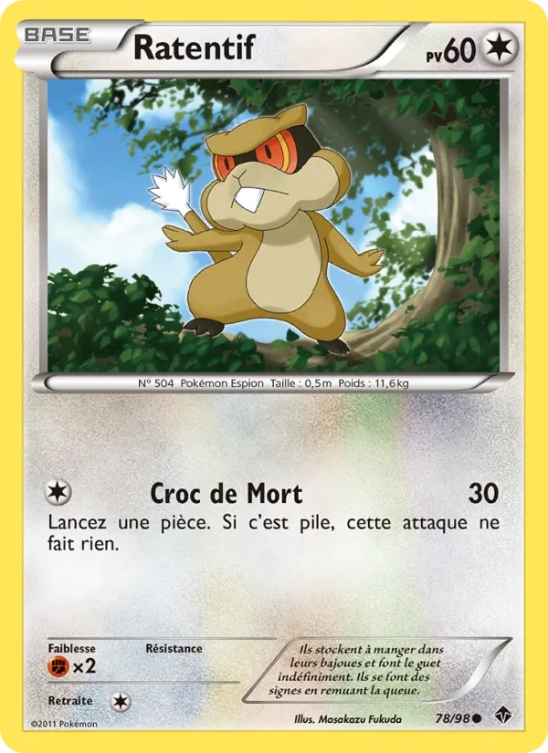 Ratentif 78/98 - Pouvoirs Émergents - Pokémon JCC