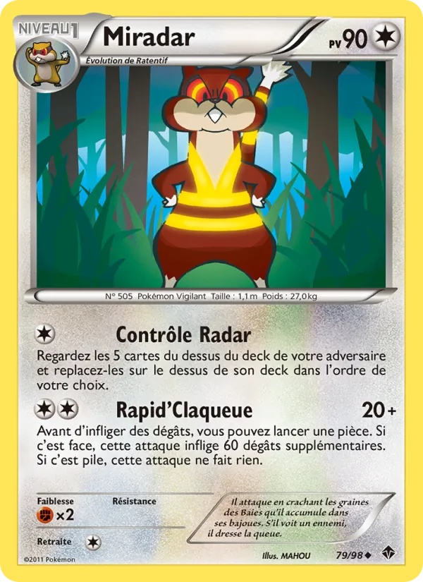 Miradar 79/98 - Pouvoirs Émergents - Pokémon JCC