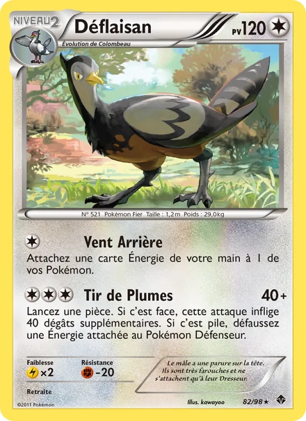 Déflaisan 82/98 - Pouvoirs Émergents - Pokémon JCC