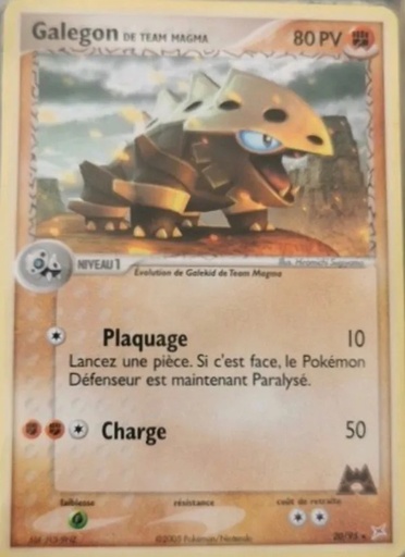Galegon de Team Magma 20/95 Reverse