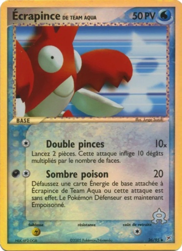 Écrapince de Team Aqua 26/95 Reverse