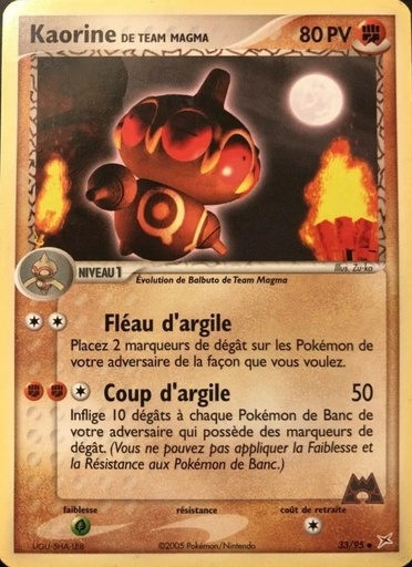 Kaorine de Team Magma 33/95 Reverse