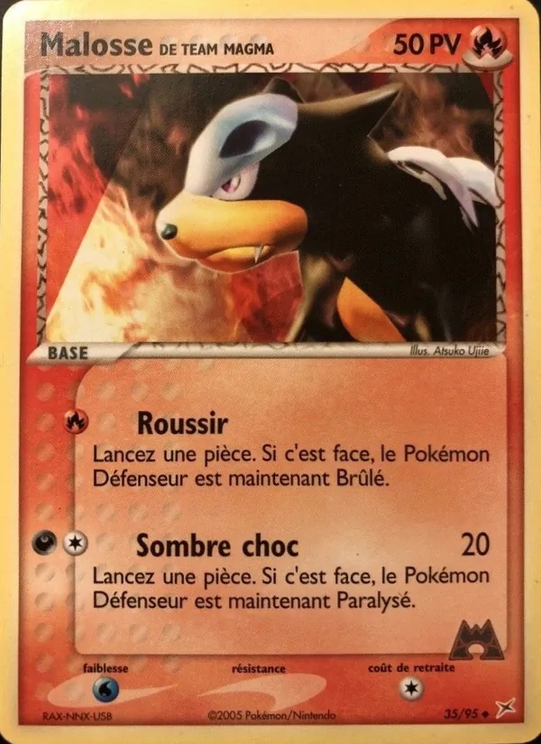 Malosse de Team Magma 35/95 - EX Team Magma vs Team Aqua - Reverse - Pokémon JCC