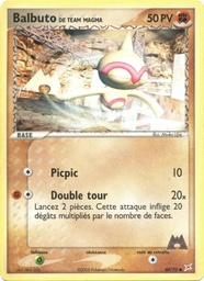 Balbuto de Team Magma 60/95 - EX Team Magma vs Team Aqua - Reverse - Pokémon JCC