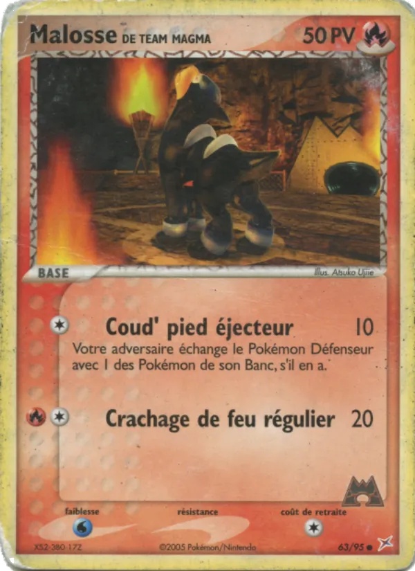 Malosse de Team Magma 63/95 - EX Team Magma vs Team Aqua - Reverse - Pokémon JCC