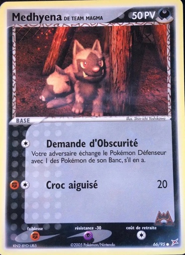 Medhyena de Team Magma 66/95 Reverse