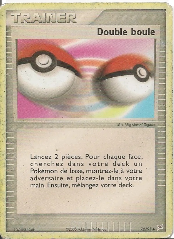 Double boule 72/95 - EX Team Magma vs Team Aqua - Reverse - Pokémon JCC