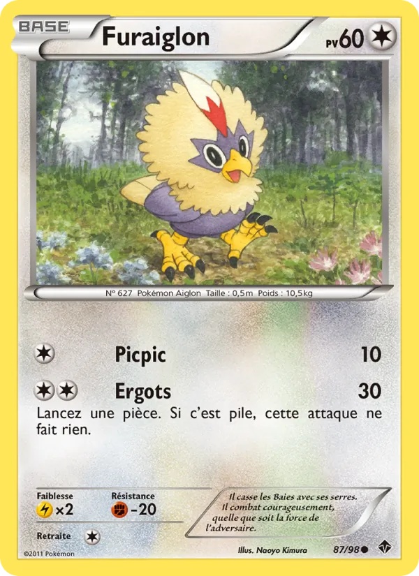 Furaiglon 87/98 - Pouvoirs Émergents - Pokémon JCC
