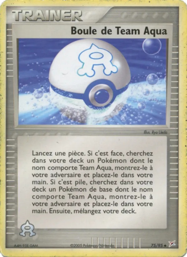 Boule de Team Aqua 75/95 - EX Team Magma vs Team Aqua - Reverse - Pokémon JCC