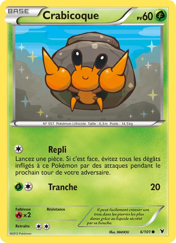 Crabicoque 6/101 - Nobles Victoires - Pokémon JCC