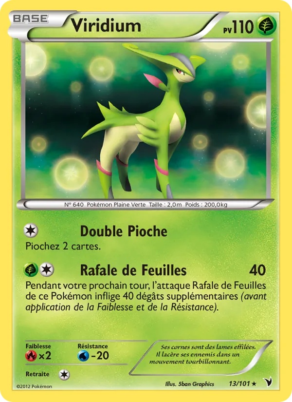 Viridium 13/101 - Nobles Victoires - Pokémon JCC
