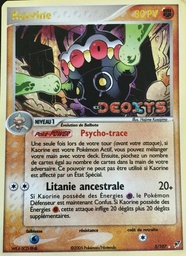 Kaorine 5/107 - EX Deoxys - Holo Logo de la série - Pokémon JCC