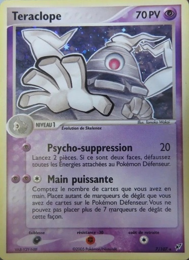 Teraclope 7/107 Holo Logo de la série