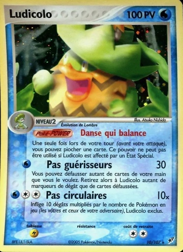 Ludicolo 10/107 Holo Logo de la série