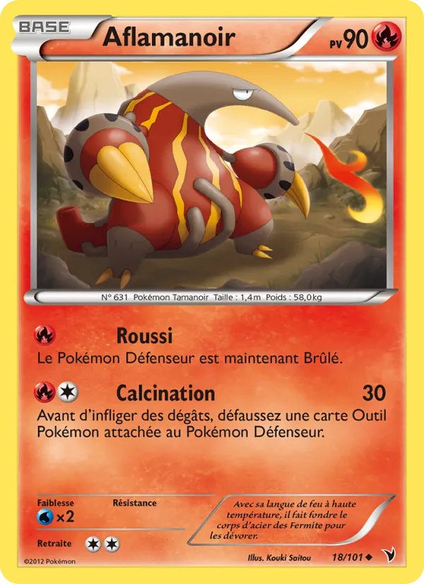 Aflamanoir 18/101 - Nobles Victoires - Pokémon JCC