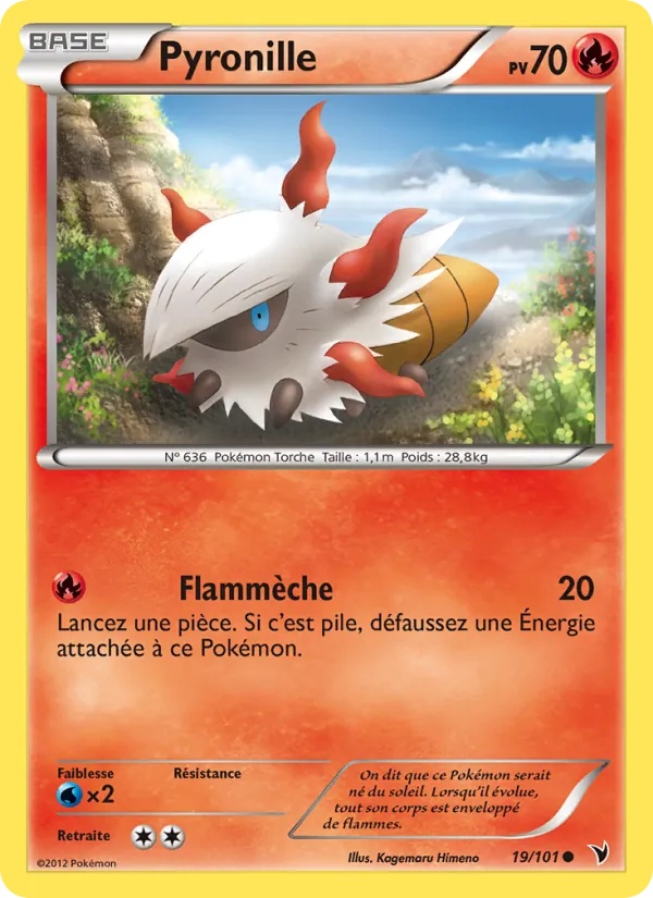 Pyronille 19/101 - Nobles Victoires - Pokémon JCC