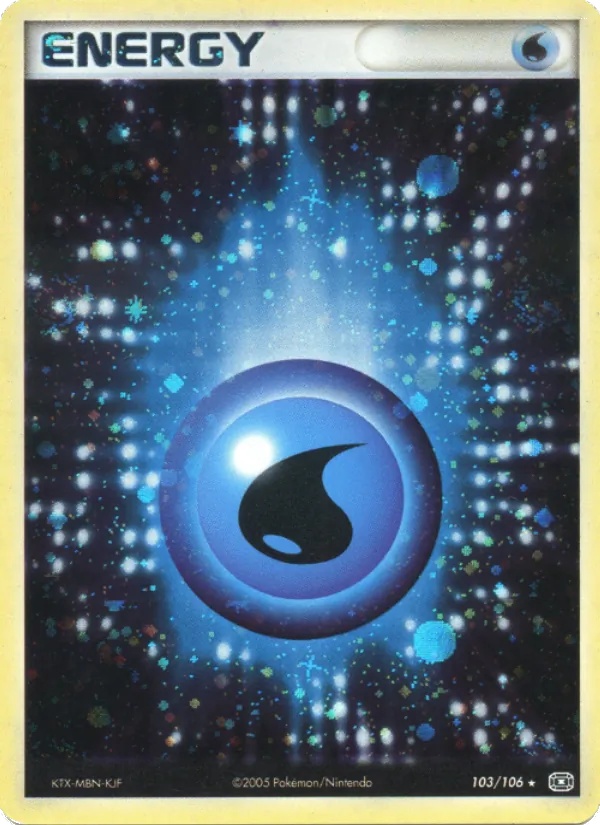Énergie Eau 103/106 - EX Émeraude - Holo - Pokémon JCC